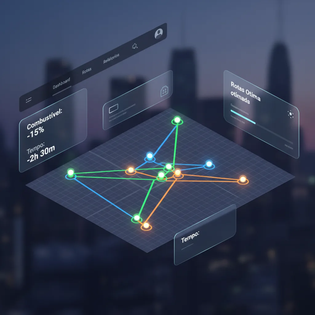 Dashboard de otimização de rotas